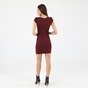 ATTRATTIVO-Γυναικείο mini φόρεμα ATTRATTIVO κόκκινο