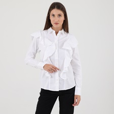 GANT-Γυναικείο πουκάμισο GANT 4311212 FRILL λευκό