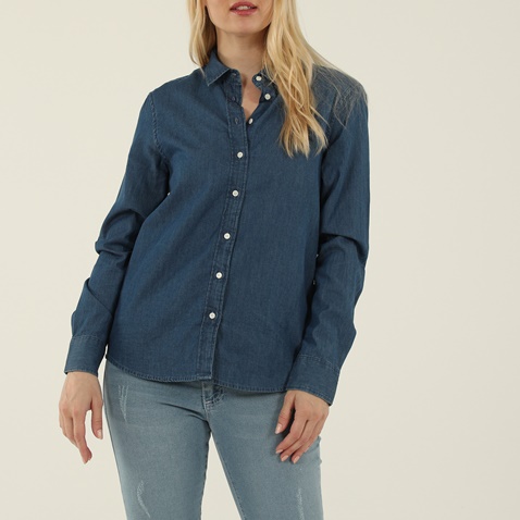 GANT-Γυναικείο πουκάμισο GANT G4321027 μπλε denim