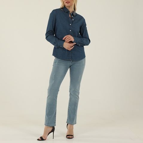 GANT-Γυναικείο πουκάμισο GANT G4321027 μπλε denim