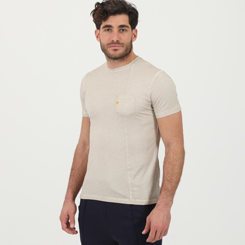 SSEINSE-Ανδρικό t-shirt SSEINSE ME1553SS μπεζ