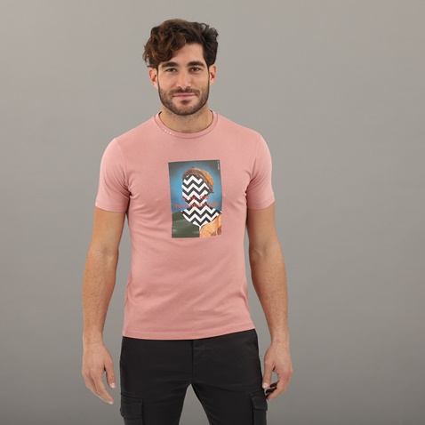 SSEINSE-Ανδρική μπλούζα SSEINSE ροζ