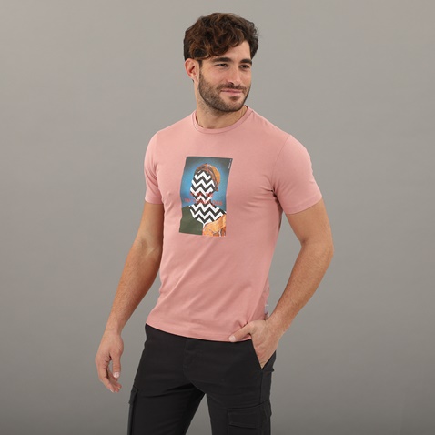 SSEINSE-Ανδρική μπλούζα SSEINSE ροζ