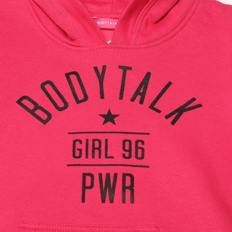 BODYTALK-Παιδική φούτερ μπλούζα BODYTALK 1222D-700025 BASICSG φούξια