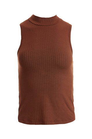 SUGARFREE-Γυναικεία μπλούζα SUGARFREE 22812100 καφέ