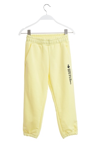 SUGARFREE-Παιδικό παντελόνι φόρμας SUGARFREE 21631013 κίτρινο