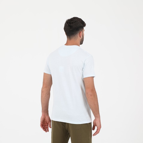 GREENWOOD-Ανδρικό t-shirt GREENWOOD GRW05 NEVER REST λευκό