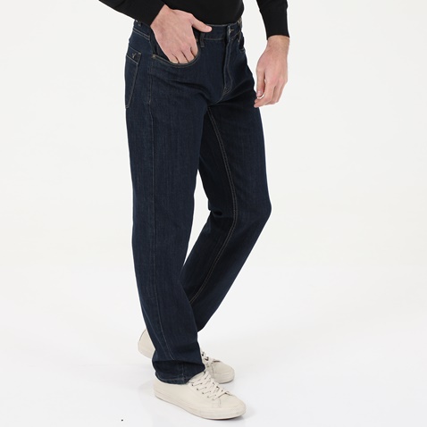 GREENWOOD-Ανδρικό jean παντελόνι GREENWOOD 01D9016222 μπλε