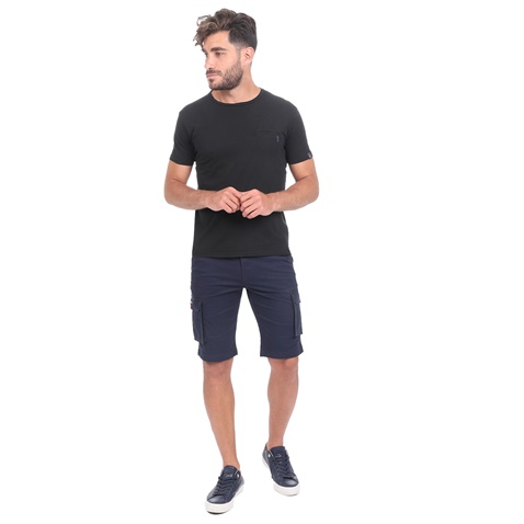 BATTERY-Ανδρικό t-shirt BATTERY μαύρο