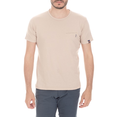 BATTERY-Ανδρικό t-shirt BATTERY 211000681 ροζ