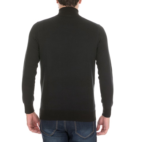 GREENWOOD-Ανδρική πλεκτή μπλούζα GREENWOOD 06K302782 μαύρο