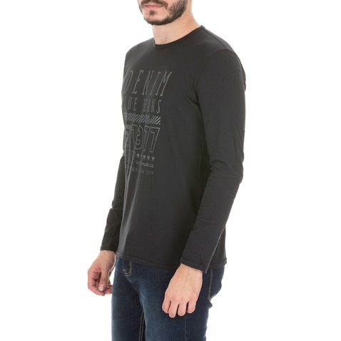 GREENWOOD-Ανδρική μπλούζα GREENWOOD μαύρη