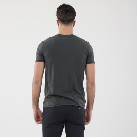 DIRTY LAUNDRY-Ανδρικό t-shirt DIRTY LAUNDRY DLMT2221F ALPHA γκρι