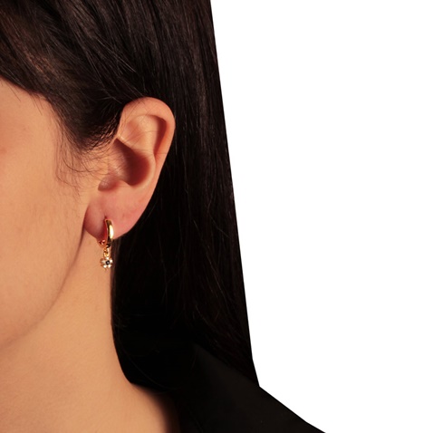 JEWELTUDE-Γυναικεία σκουλαρίκια huggies JEWELTUDE 14605 από ασήμι