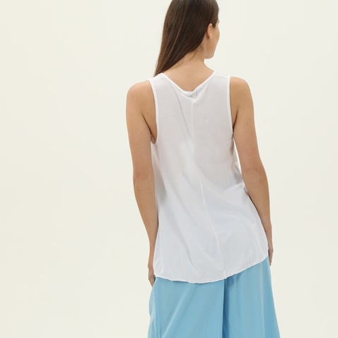 'ALE-Γυναικεία αμάνικη μπλούζα 'ALE 81032346 λευκή