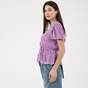ATTRATTIVO-Γυναικείο κοντό πουκάμισο ATTRATTIVO 9913747 μοβ λιλά