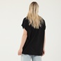 ATTRATTIVO-Γυναικεία κοντομάνικη μπλούζα ATTRATTIVO 9914224 μαύρη