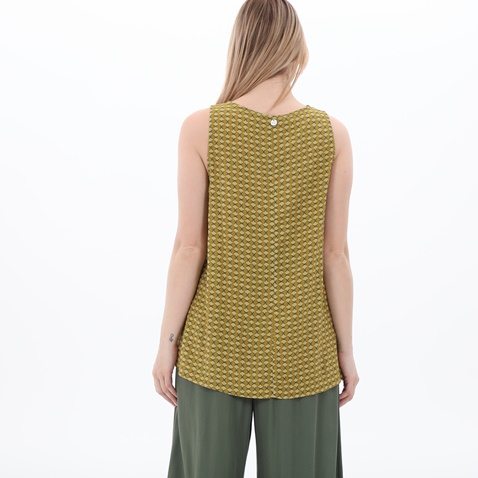 'ALE-Γυναικεία αμάνικη μπλούζα 'ALE 81375385 κίτρινη