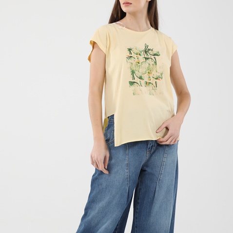 'ALE-Γυναικεία μπλούζα 'ALE 8914230 κίτρινη
