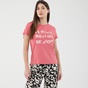 'ALE-Γυναικεία μπλούζα 'ALE 8914234 ροζ