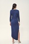 EDWARD JEANS-Γυναικείο μακρύ φόρεμα EDWARD JEANS 15.1.2.05.009 MARIE μπλε