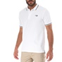 OCEAN SHARK-Ανδρική polo μπλούζα OCEAN SHARK 1010047201 POLO PIQUE λευκή