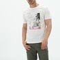 BATTERY-Ανδρικό t-shirt BATTERY 2110056201 λευκό
