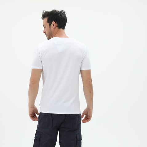OCEAN SHARK-Ανδρικό t-shirt OCEAN SHARK 2110061201 λευκό