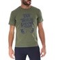 GREENWOOD-Ανδρικό t-shirt GREENWOOD 21K602591 πράσινο