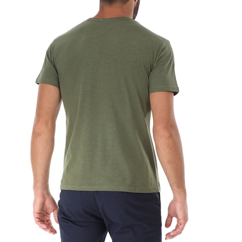 GREENWOOD-Ανδρικό t-shirt GREENWOOD 21K602591 πράσινο