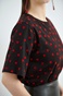 SUGARFREE-Γυναικεία μπλούζα SUGARFREE 22812136 μαύρη κόκκινη