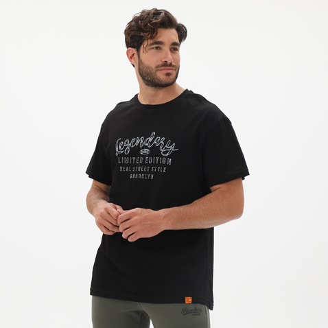 CATAMARAN SAILWEAR-Ανδρικό t-shirt CATAMARAN SAILWEAR 2331041 μαύρο