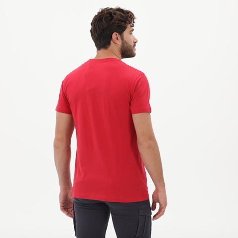 DORS-Ανδρικό t-shirt DORS 1132024.C01 κόκκινο