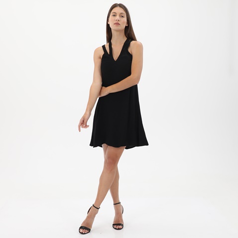 ATTRATTIVO-Γυναικείο mini φόρεμα ATTRATTIVO 91418862 μαύρο
