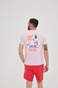 BLUE HUNTER-Unisex t-shirt BLUE HUNTER 23003010212 LOCALS ONLY ροζ
