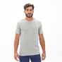 RUN-Ανδρικό t-shirt RUN  21K9091201 BOX 16 RUN γκρι
