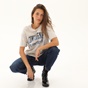 ATTRATTIVO-Γυναικείο μακρύ t-shirt ATTRATTIVO 9915241 γκρι ανοιχτό