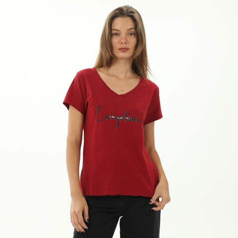 ATTRATTIVO-Γυναικείο t-shirt ATTRATTIVO 9915277 κόκκινο