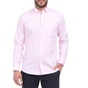NAVY & GREEN-Ανδρικό πουκάμισο NAVY & GREEN COMFORT FIT ροζ