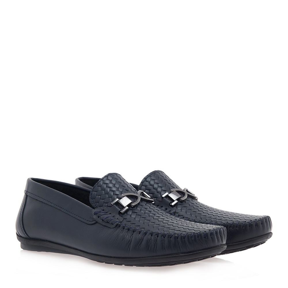 WEPSS - Ανδρικά loafers WEPSS O507U2711 μπλε Ανδρικά/Παπούτσια/Μοκασίνια-Loafers