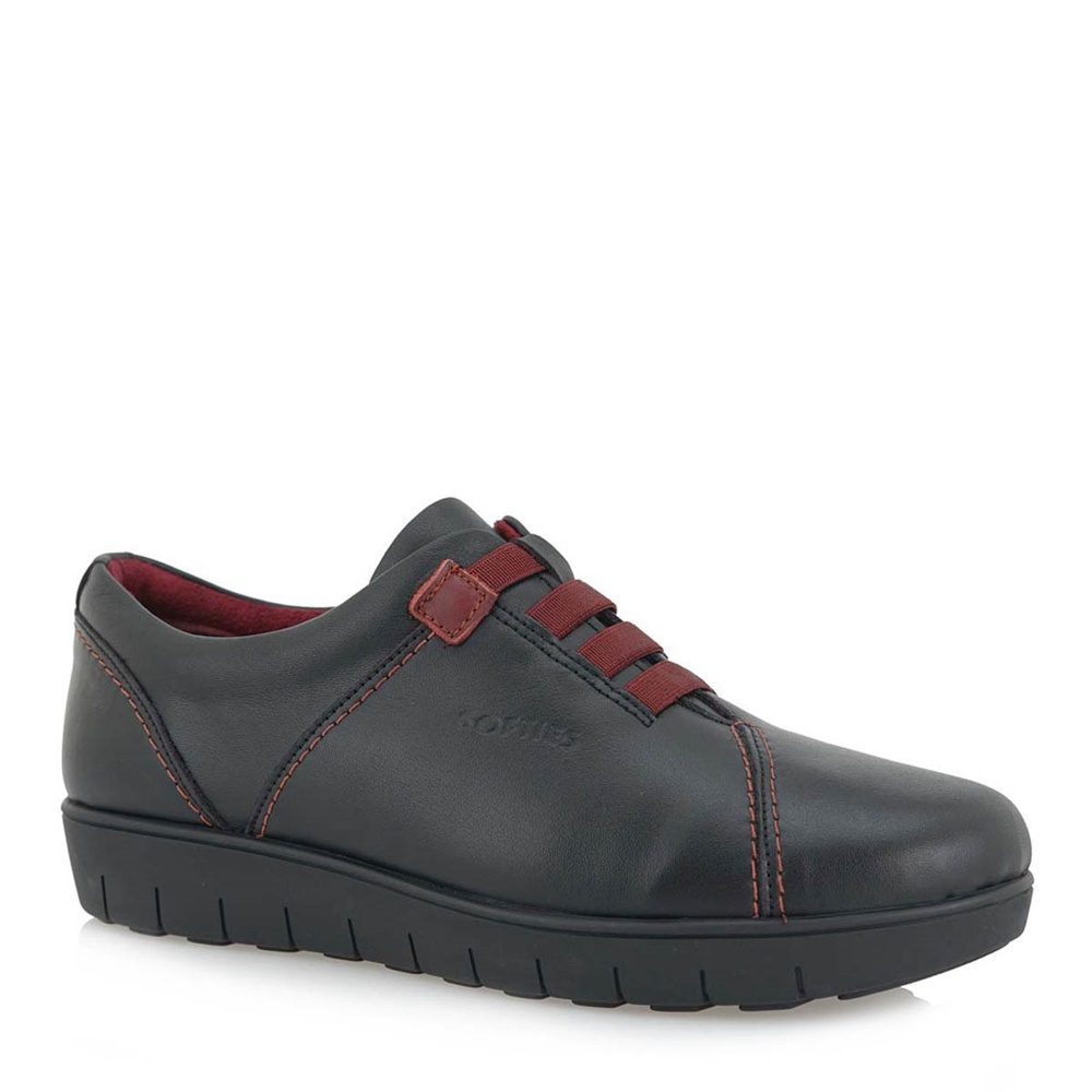 SOFTIES - Γυναικεία sneakers SOFTIES L10209091 μαύρα Γυναικεία/Παπούτσια/Sneakers