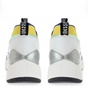 SEVEN-Γυναικεία sneakers SEVEN K196X2202 λευκά κίτρινα