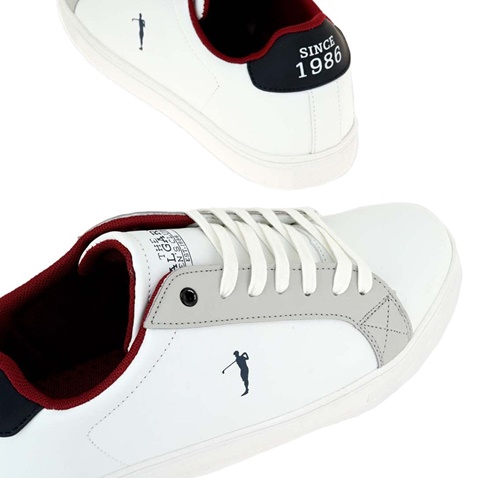 CALGARY-Ανδρικά sneakers CALGARY M57001021 λευκά