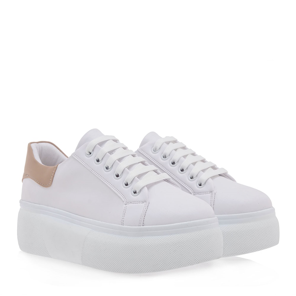 ENDLESS – Γυναικεία sneakers ENDLESS O164A1063 λευκά nude