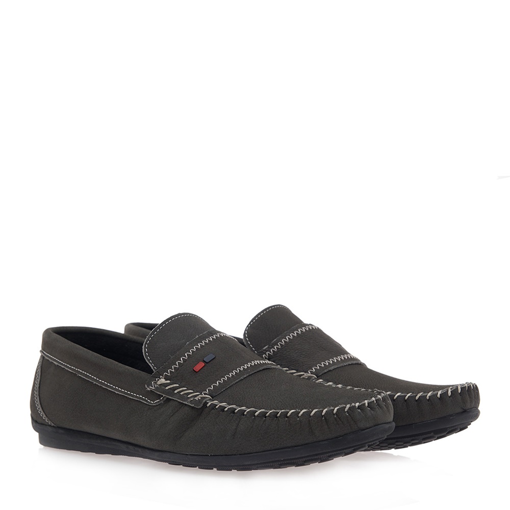 WEPSS - Ανδρικά loafers WEPSS O507U2701 γκρι Ανδρικά/Παπούτσια/Μοκασίνια-Loafers