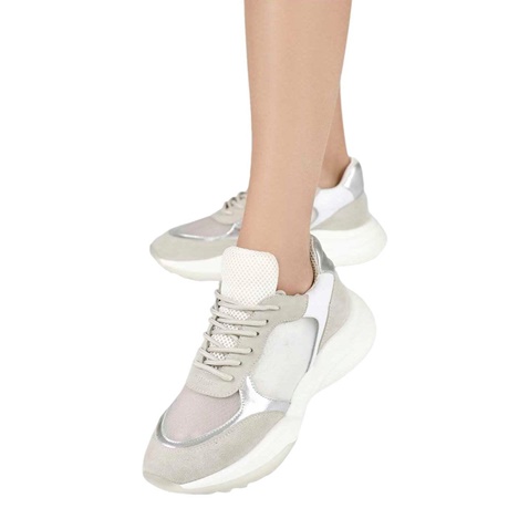 RENATO GARINI-Γυναικεία sneakers RENATO GARINI λευκά