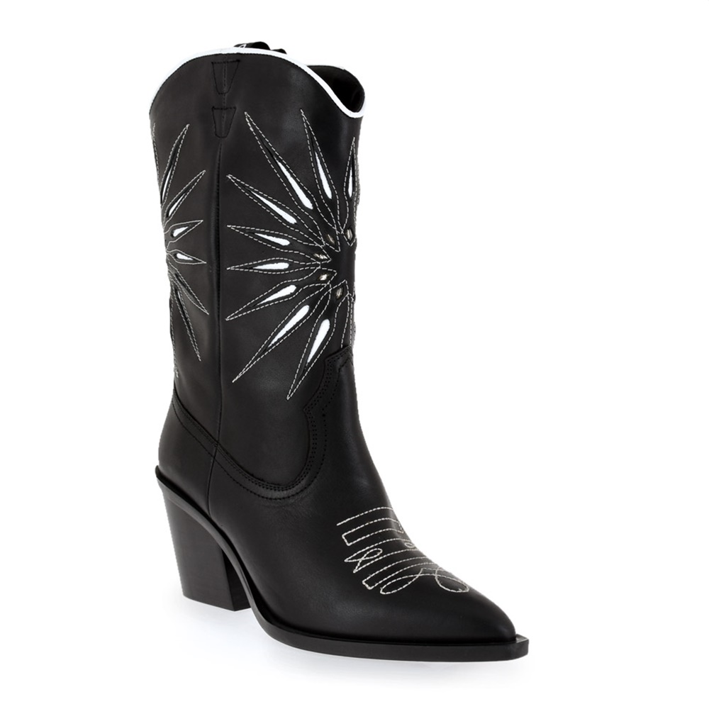 Γυναικεία/Παπούτσια/Μπότες-Μποτάκια/Μπότες TSAKIRIS MALLAS - Γυναικείες μπότες cowboy TSAKIRIS MALLAS J21008924 μαύρες