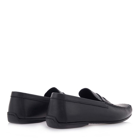 GIOVANNI MORELLI-Ανδρικά παπούτσια loafers GIOVANNI MORELLI O572A4041 μαύρα