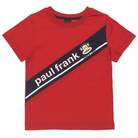 PAUL FRANK-Παιδική κοντομάνικη μπλούζα PAUL FRANK κόκκινο