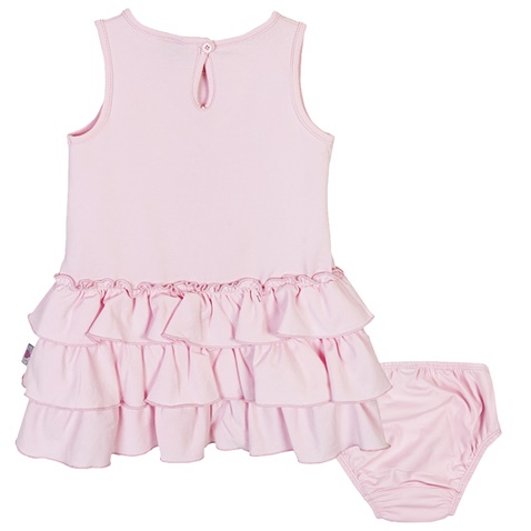 ALOUETTE-Βρεφικό αμάνικο φόρεμα ALOUTTE ροζ 